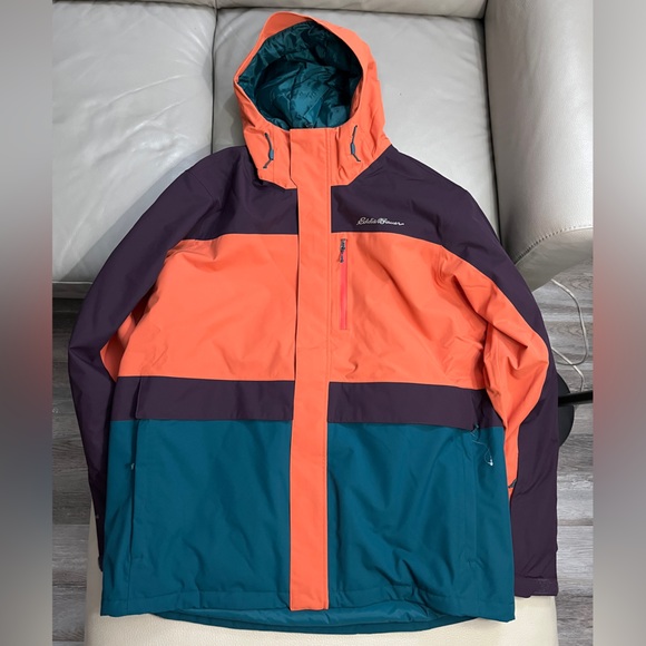 Eddie Bauer Men’s Funski Hooded Insulated Jacket - Size XL - Picture 5 of 16